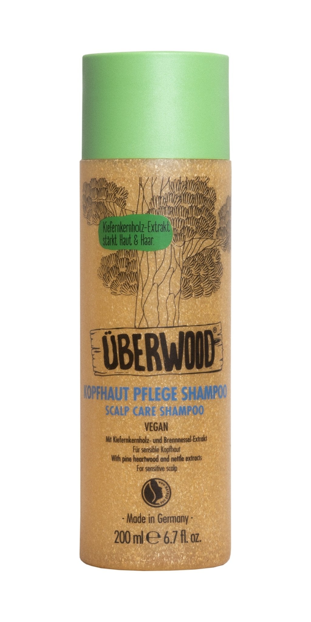 ÜBERWOOD Scalp Care Shampoo - hiuspohjaa hoitava - 4organic Store