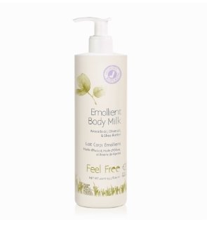UUSI KOKO! Feel Free Emollient Body Milk - ravitseva vartaloemulsio, 400ml - 4Organic Store (Luomukaista)