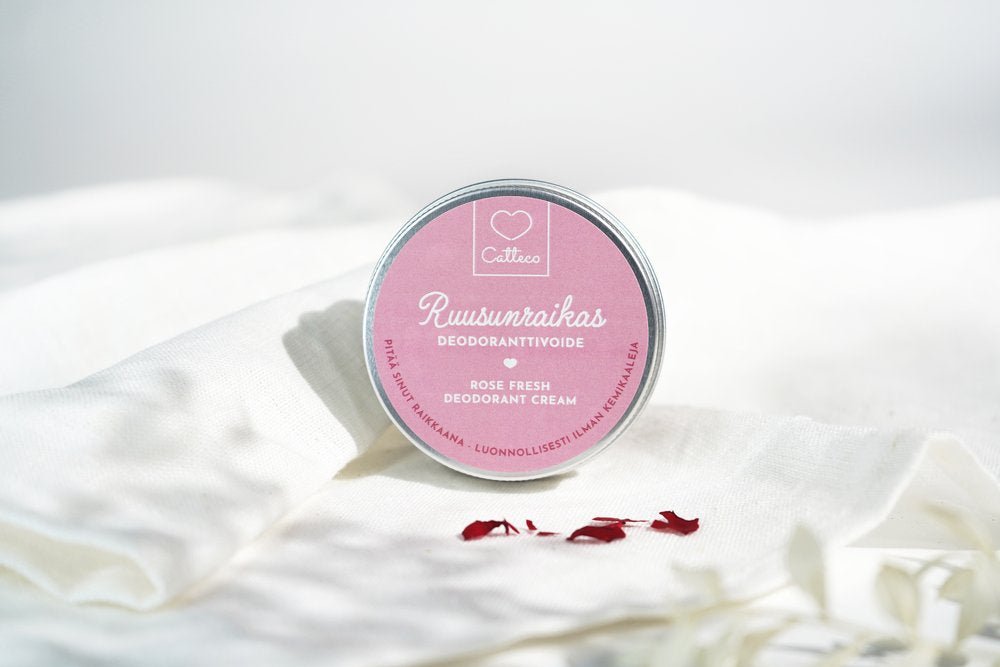UUTUUS! Catteco Ruusunraikas Deodoranttivoide - 4Organic Store (Luomukaista)