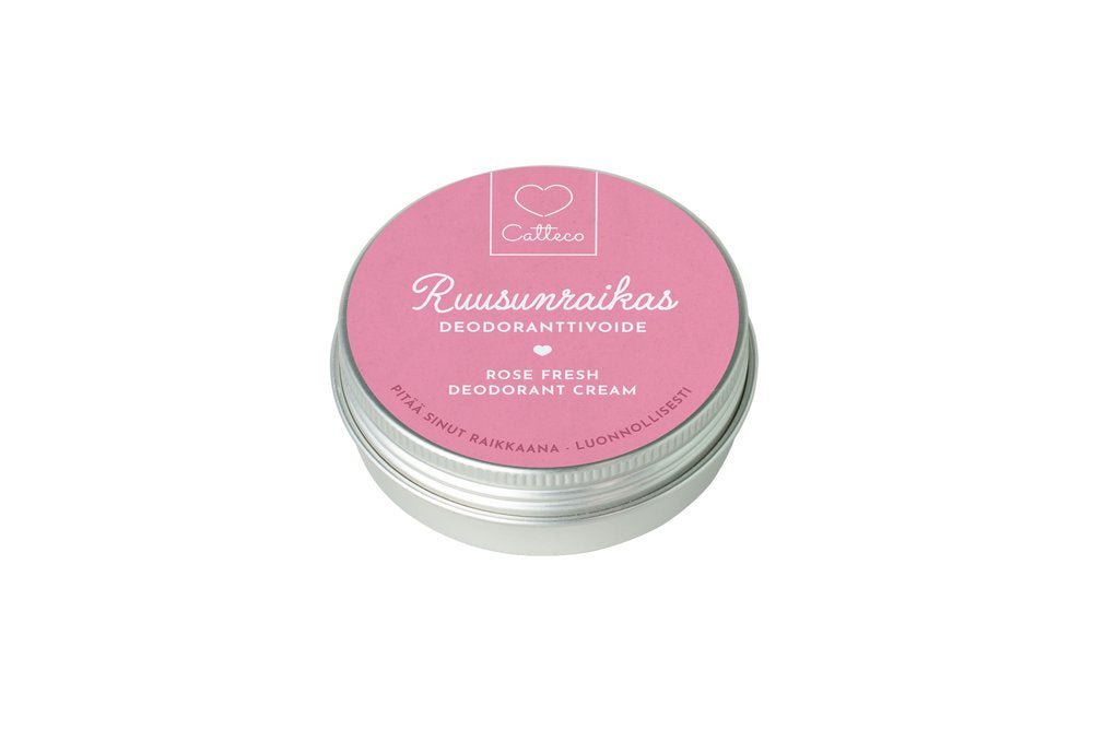 UUTUUS! Catteco Ruusunraikas Deodoranttivoide - 4Organic Store (Luomukaista)