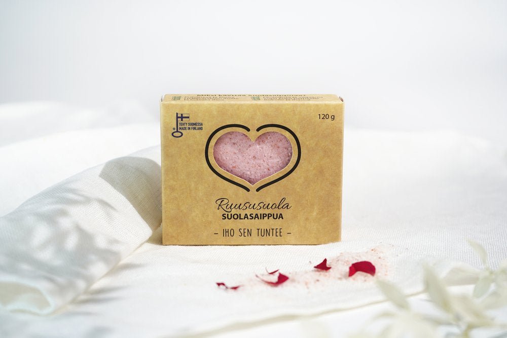 UUTUUS! Catteco Ruususuola suolasaippua 120g - 4Organic Store (Luomukaista)