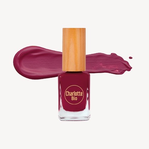 UUTUUS! Charlotte Bio Kynsilakka 06, Rouge Prune, 10 ml - 4Organic Store (Luomukaista)