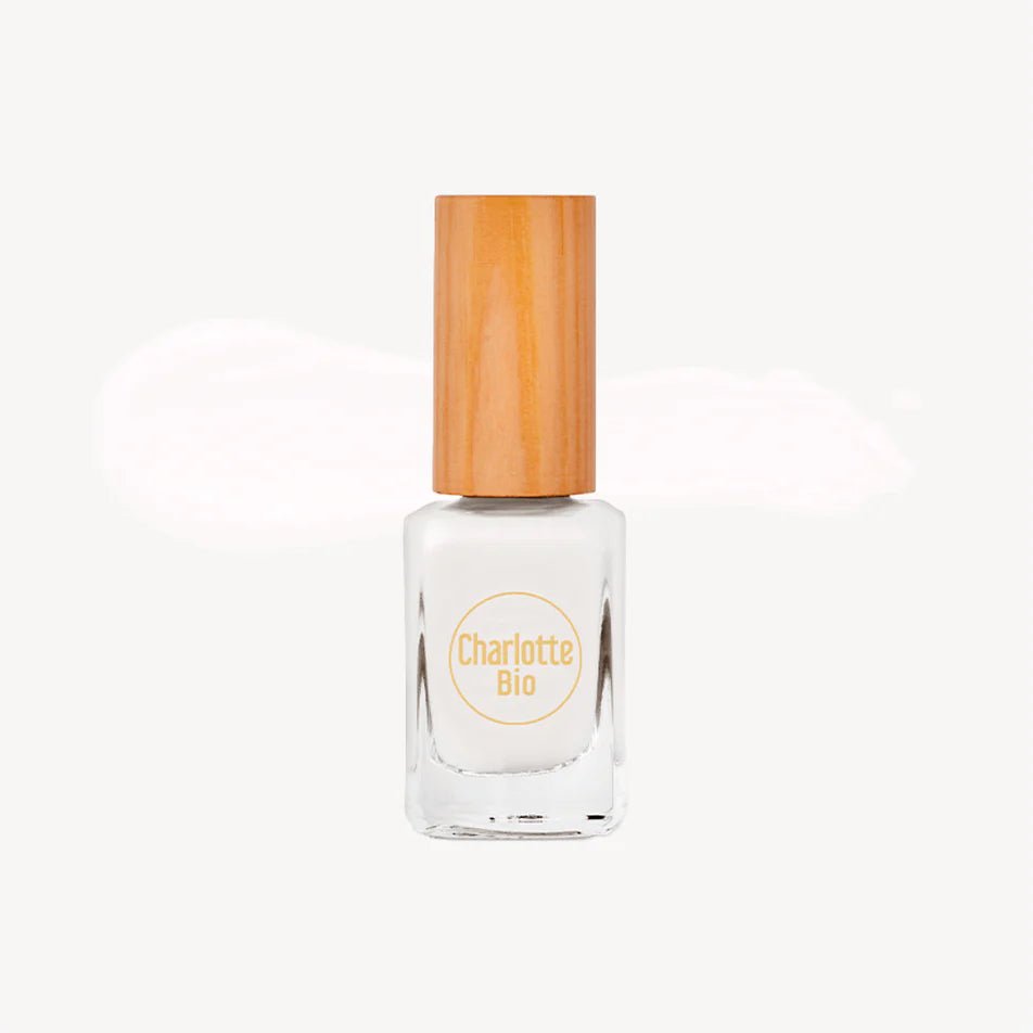 UUTUUS! Charlotte Bio Kynsilakka, White, 10 ml - 4Organic Store (Luomukaista)