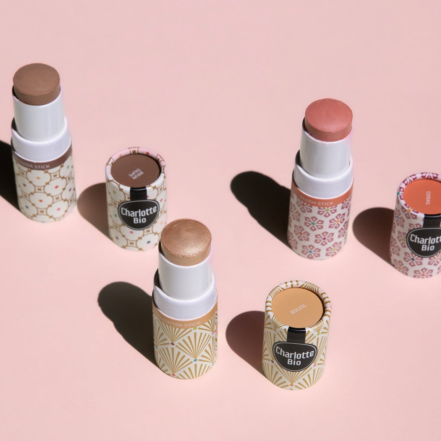 UUTUUS! Charlotte Bio Muotoileva Bronzer Stick Brun Taupe, 5g - 4Organic Store (Luomukaista)