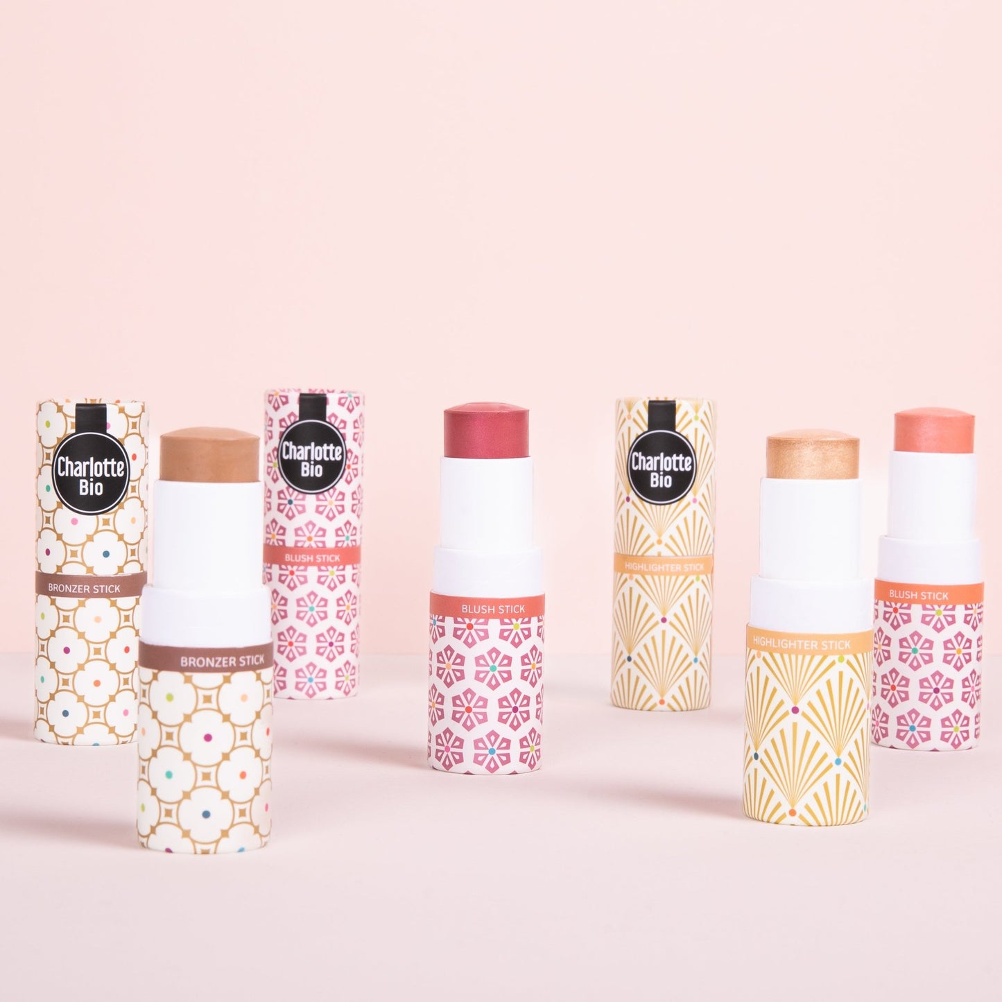 UUTUUS! Charlotte Bio Poskipuna/Huulipuna Stick - Bois de Rose 5g - 4Organic Store (Luomukaista)