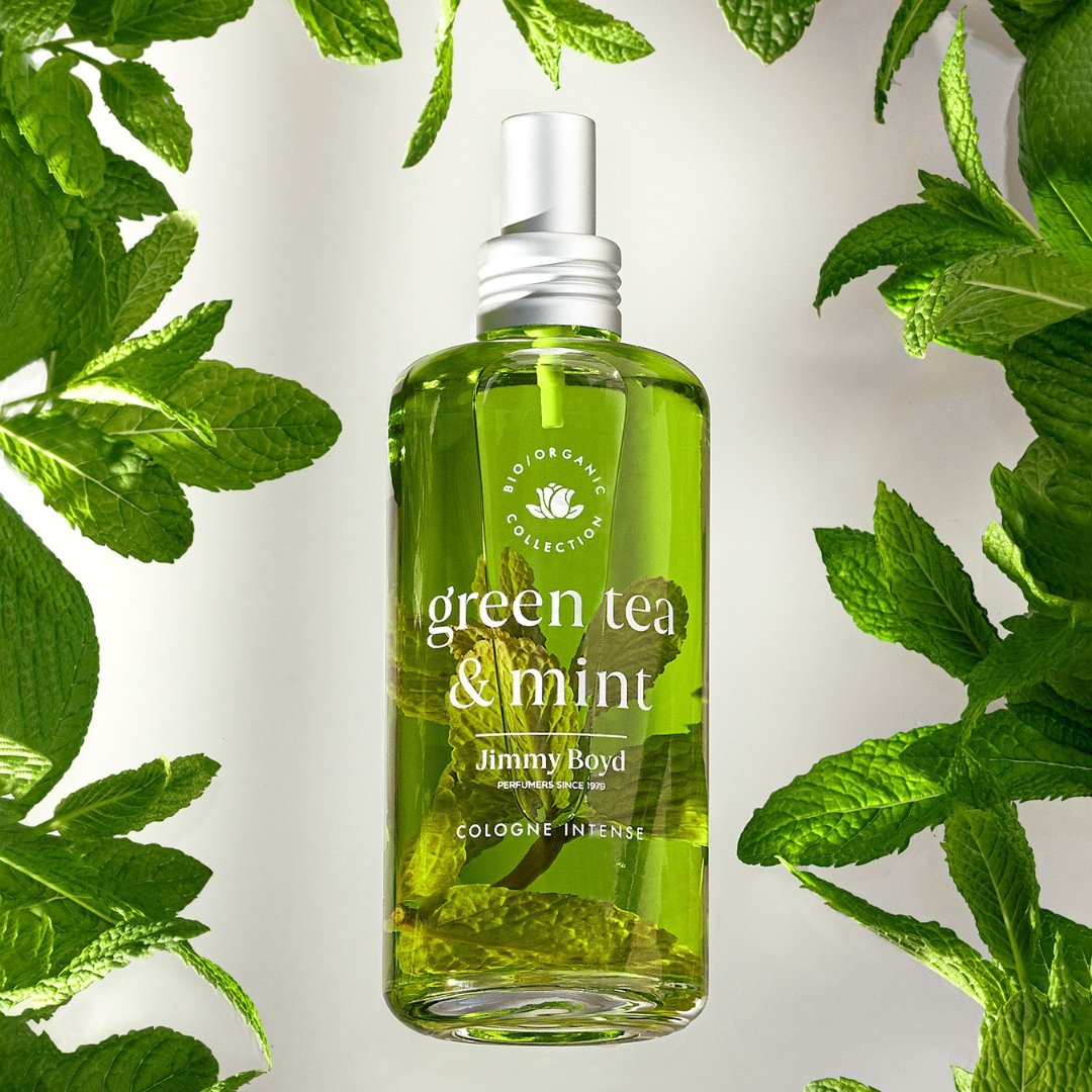 UUTUUS! Jimmy Boyd Tuoksuvesi 200ml Green Tea & Mint (07) EDC - 4Organic Store (Luomukaista)