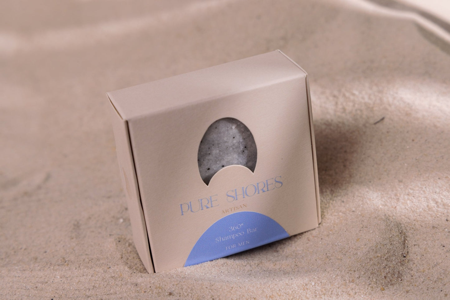 UUTUUS! Pure Shores 360 Shampoo for Men, miesten all-over shampoo, shampoopala 80g - 4Organic Store (Luomukaista)