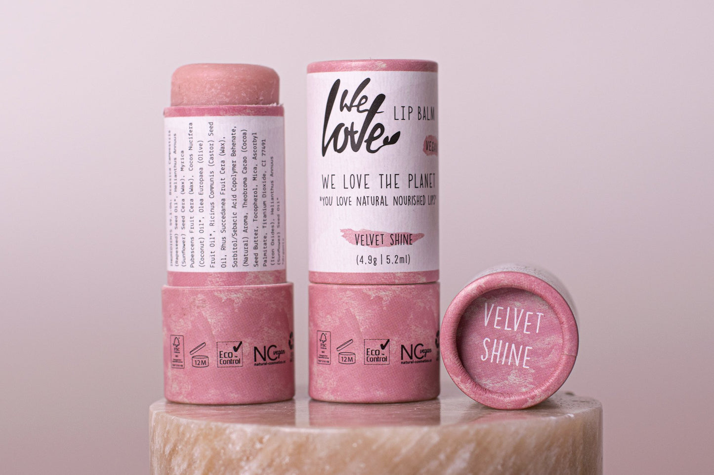 We Love The Planet Huulivoide - Velvet Shine, 5g - 4Organic Store