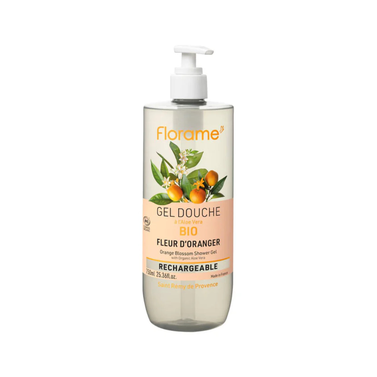 Florame Appelsiininkukka suihkugeeli, 750 ml