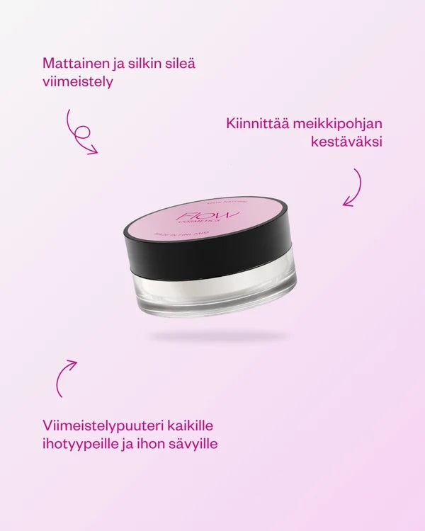 Flow Cosmetics Matte Finishing Powder, mattainen viimeistelypuuteri (ent.Korento)