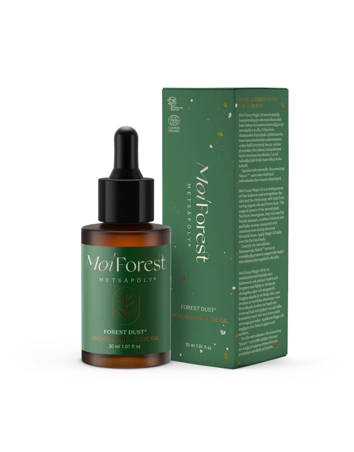 Moi Forest Forest Dust Microbiome Magic Oil monitoimiöljy, 30 ml