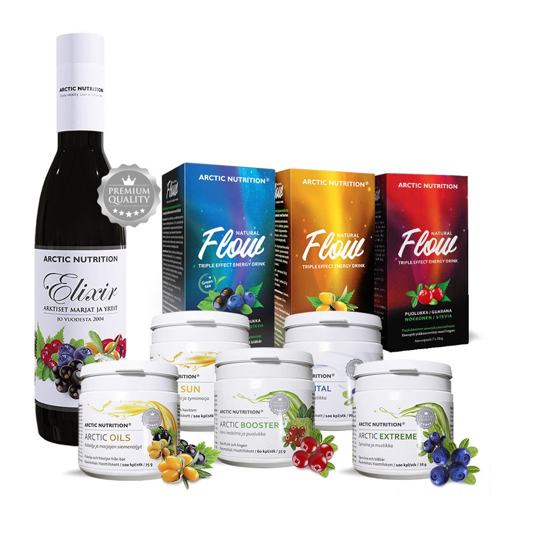 Arctic Nutrition Booster - aineenvaihduntaa, energiaa ja hyvinvointia - 4Organic Store (Luomukaista)