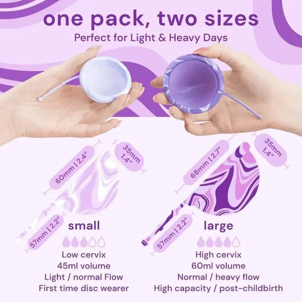 Bodyotics kestokuukautissuoja lila 2 kpl - 4Organic Store (Luomukaista)