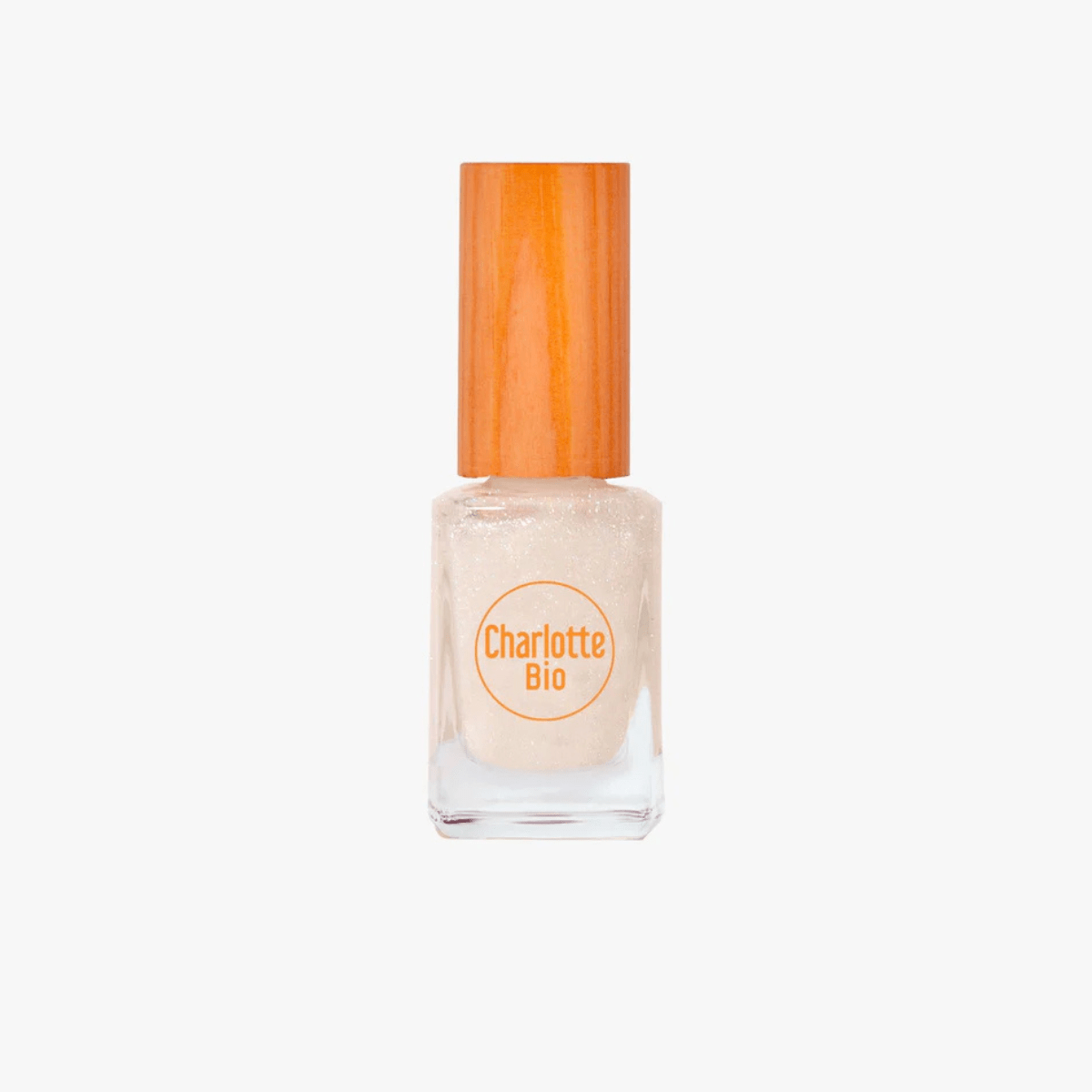 Charlotte Bio Kynsilakka Top Coat - Irisé, helmiäis päällyslakka, 10 ml - 4Organic Store (Luomukaista)