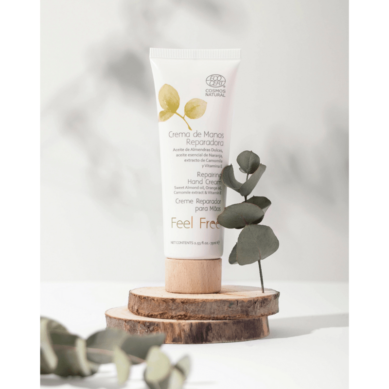 Feel Free Repairing Hand Cream - ihoa korjaava käsivoide, 75ml - 4Organic Store (Luomukaista)