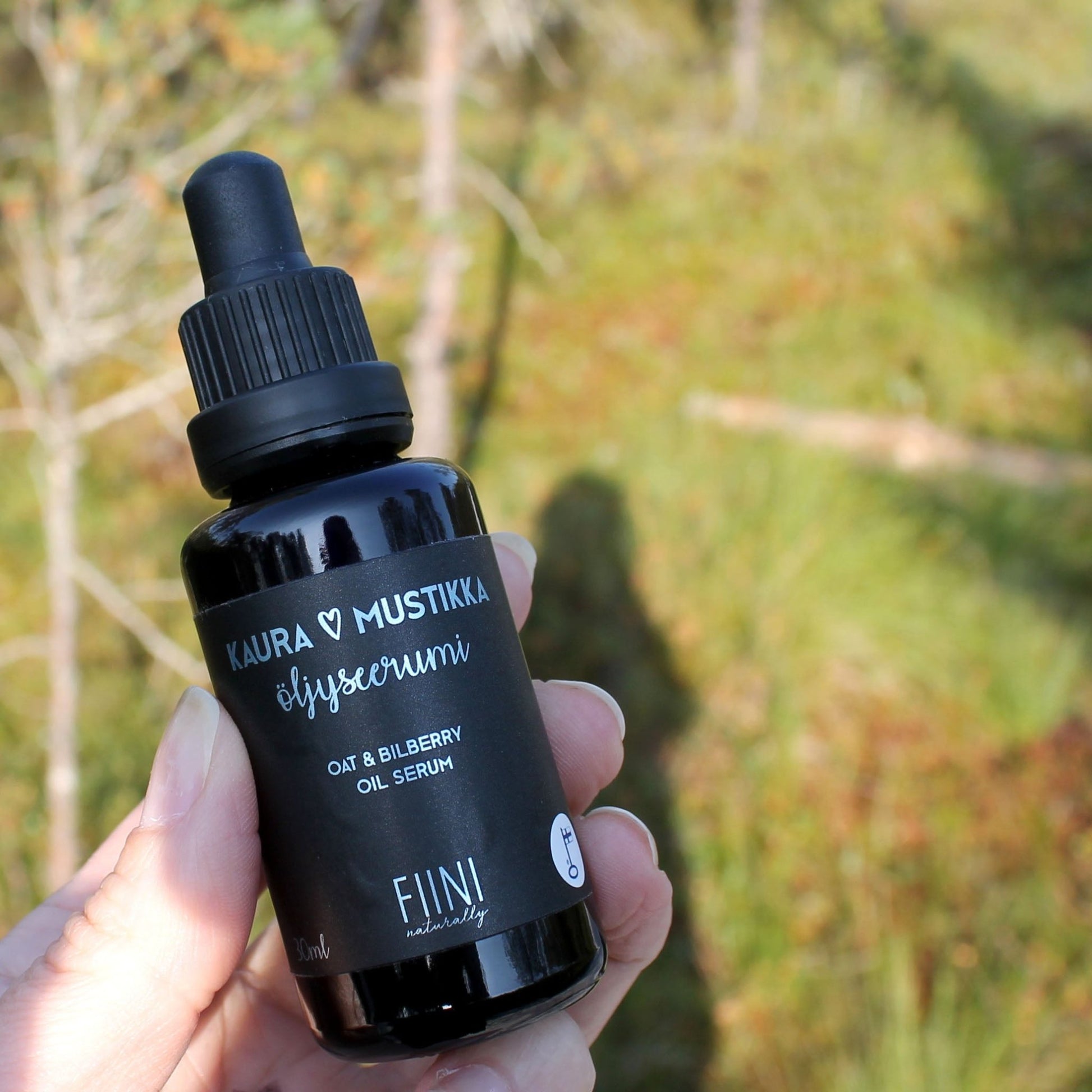 Fiini Naturally Kaura - mustikka öljyseerumi 30ml - 4Organic Store (Luomukaista)