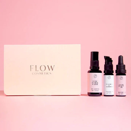 Flow Cosmetics Bestseller tuotesetti 30 ml + 10ml + 10ml - 4Organic Store (Luomukaista)