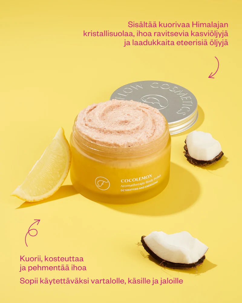 Flow Cosmetics Cocolemon Body Polish 200ml - 4Organic Store (Luomukaista)