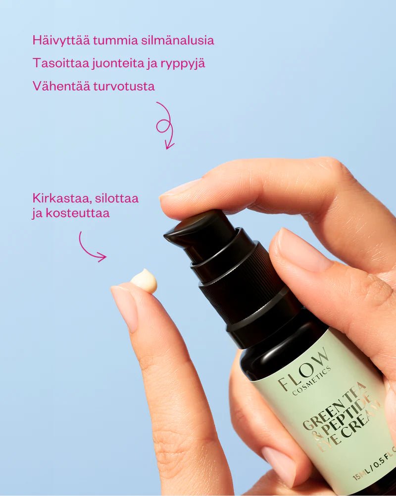 Flow Cosmetics Green Tea & Peptide Eye Cream 15ml - 4Organic Store (Luomukaista)