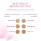 Flow Cosmetics Lightweight Foundation - Kevyt ja heleyttävä meikkivoide, 30 ml - 4Organic Store (Luomukaista)