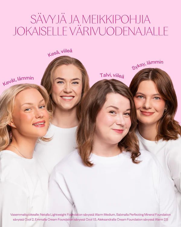 Flow Cosmetics Lightweight Foundation - Kevyt ja heleyttävä meikkivoide, 30 ml - 4Organic Store (Luomukaista)