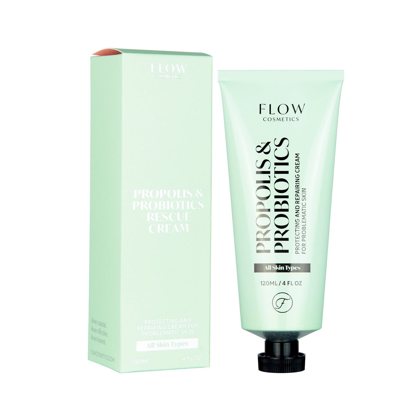 Flow Cosmetics Propolis & Probiotics Rescue Cream, 120 ml - 4Organic Store (Luomukaista)