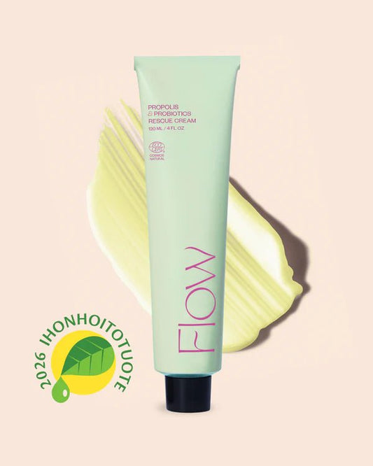 Flow Cosmetics Propolis & Probiotics Rescue Cream, 30 ml tai 120 ml - 4Organic Store (Luomukaista)