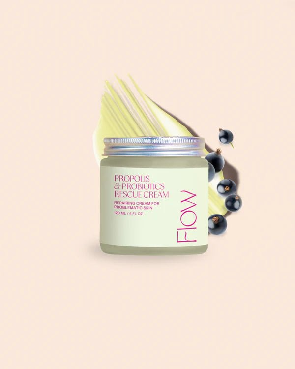 Flow Cosmetics Propolis & Probiotics Rescue Cream, 30 ml tai 120 ml - 4Organic Store (Luomukaista)