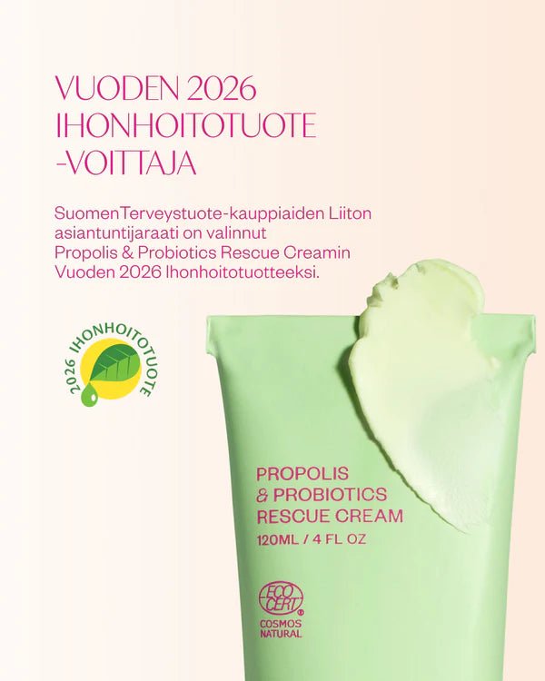 Flow Cosmetics Propolis & Probiotics Rescue Cream, 30 ml tai 120 ml - 4Organic Store (Luomukaista)