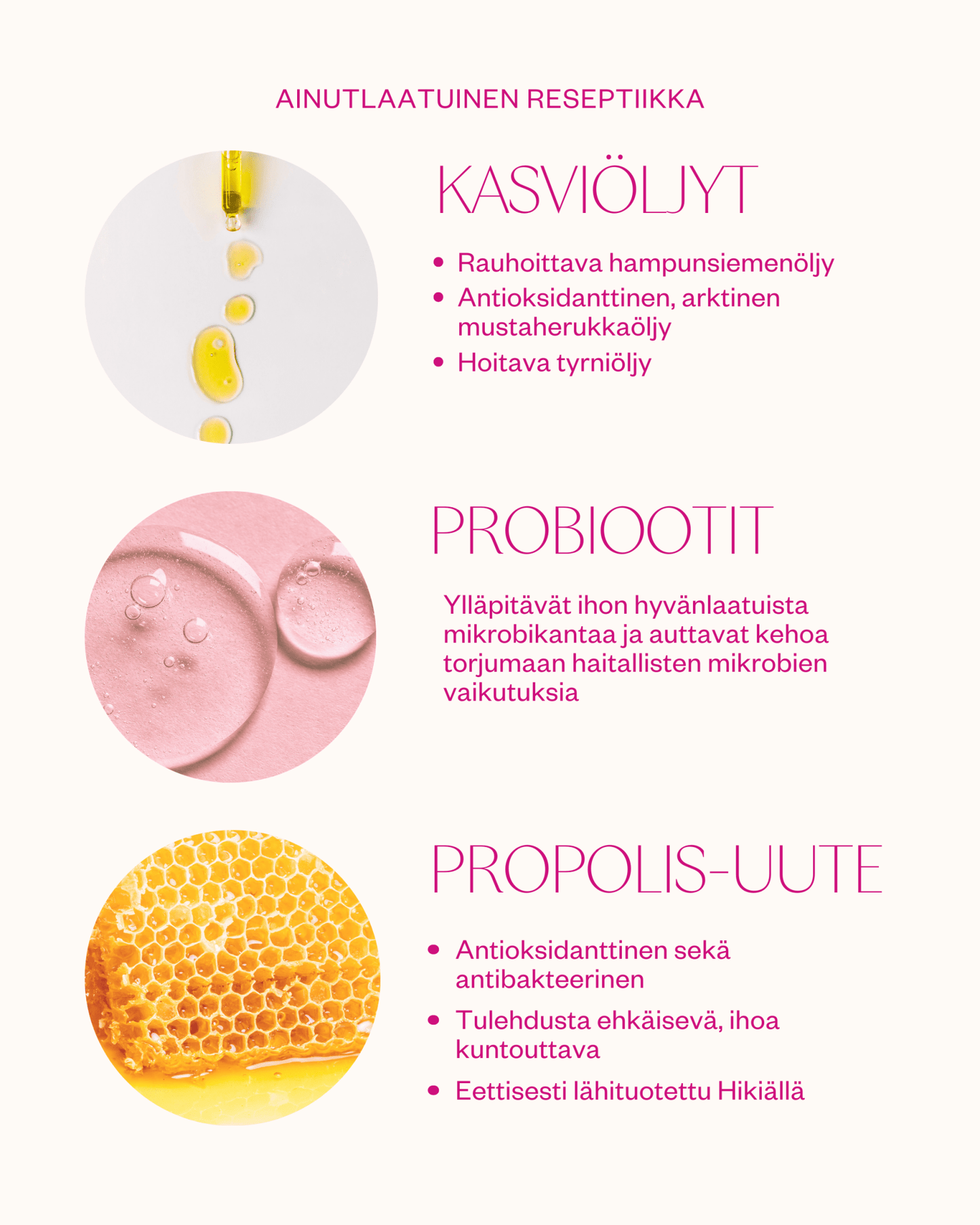 Flow Cosmetics Propolis & Probiotics Rescue Cream, 30 ml tai 120 ml - 4Organic Store (Luomukaista)