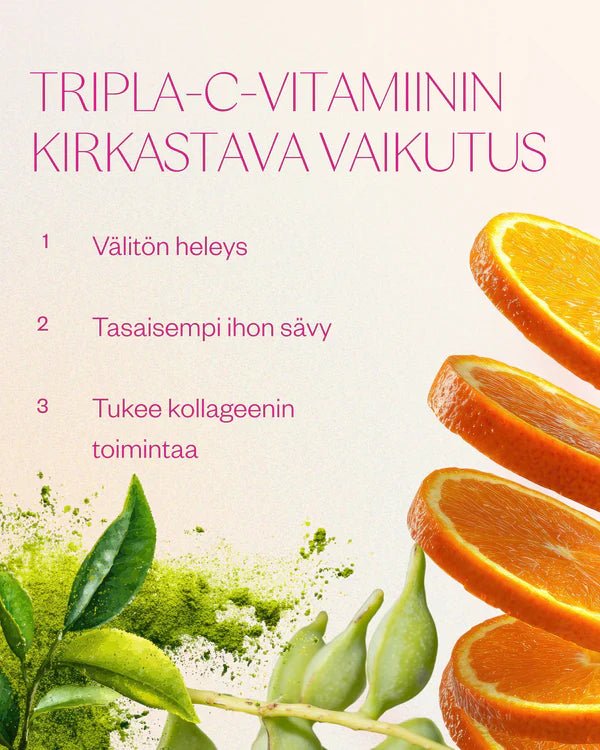 Flow Cosmetics Vitamin C & Matcha Serum, kirkastava vitamiiniseerumi, 30 ml - 4Organic Store (Luomukaista)