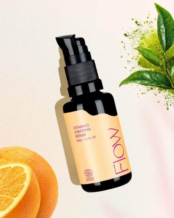 Flow Cosmetics Vitamin C & Matcha Serum, kirkastava vitamiiniseerumi, 30 ml - 4Organic Store (Luomukaista)