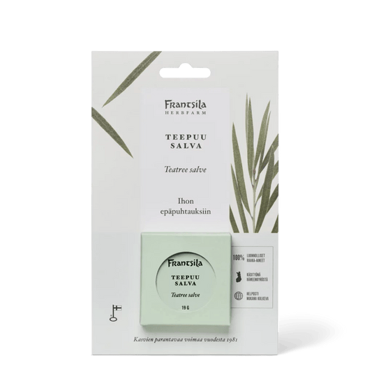 Frantsila Teepuu salva 19g - 4Organic Store (Luomukaista)