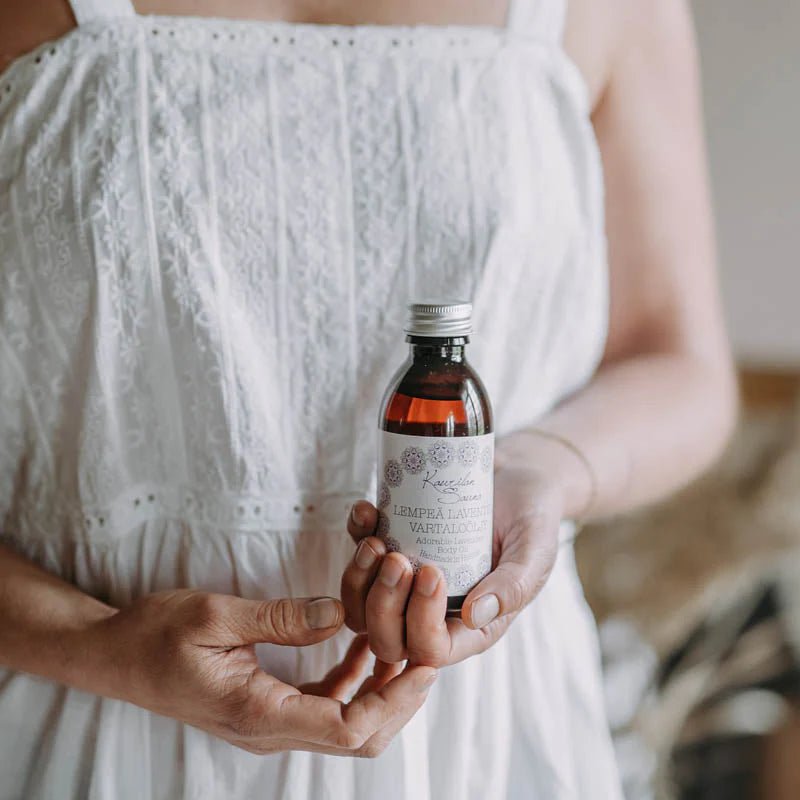 Kaurilan Sauna Lempeä Laventeli vartaloöljy, 150 ml - 4Organic Store (Luomukaista)