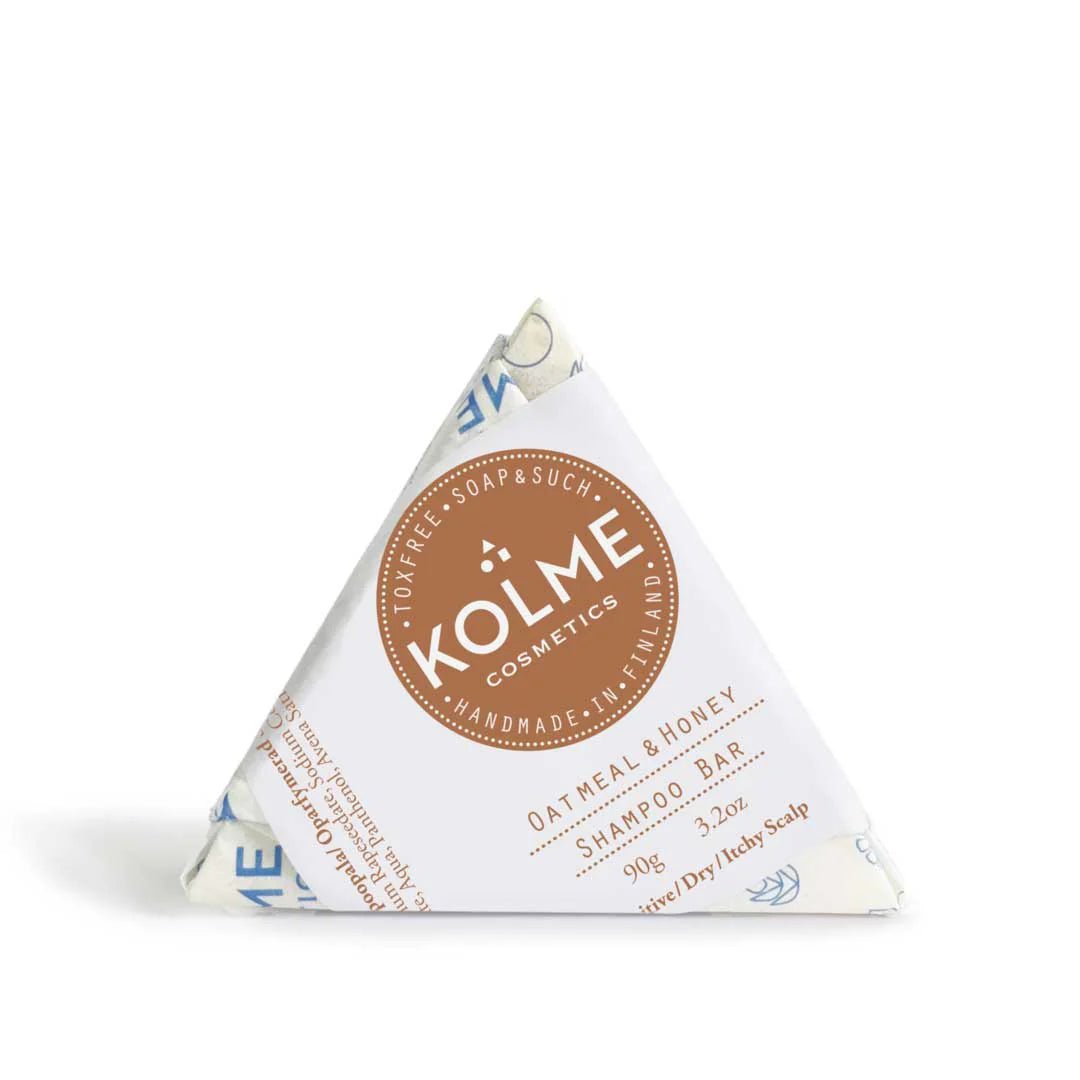 Kolme Cosmetics Palashampoo Kaura&Hunaja, kuivalle ja kutisevalle päänahalle - 4Organic Store (Luomukaista)