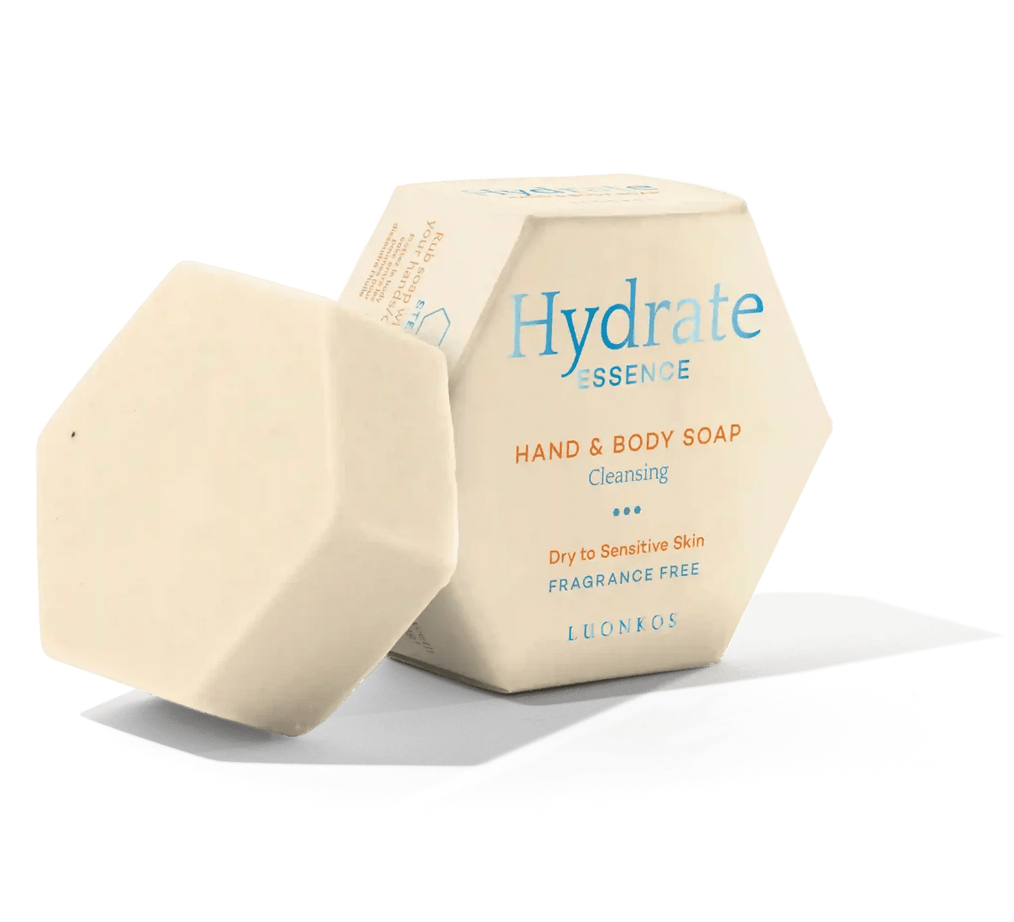 Luonkos Essence käsi - ja vartalosaippua herkälle iholle ja koko perheelle, 100g - 4Organic Store (Luomukaista)