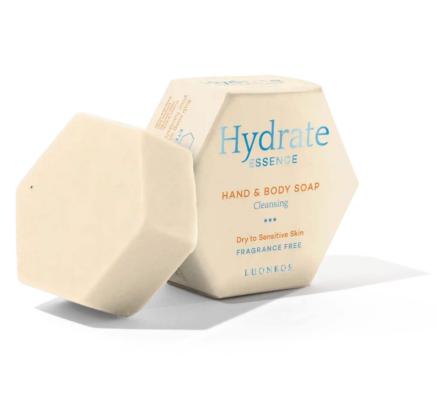 Luonkos Essence käsi - ja vartalosaippua herkälle iholle ja koko perheelle, 100g - 4Organic Store (Luomukaista)