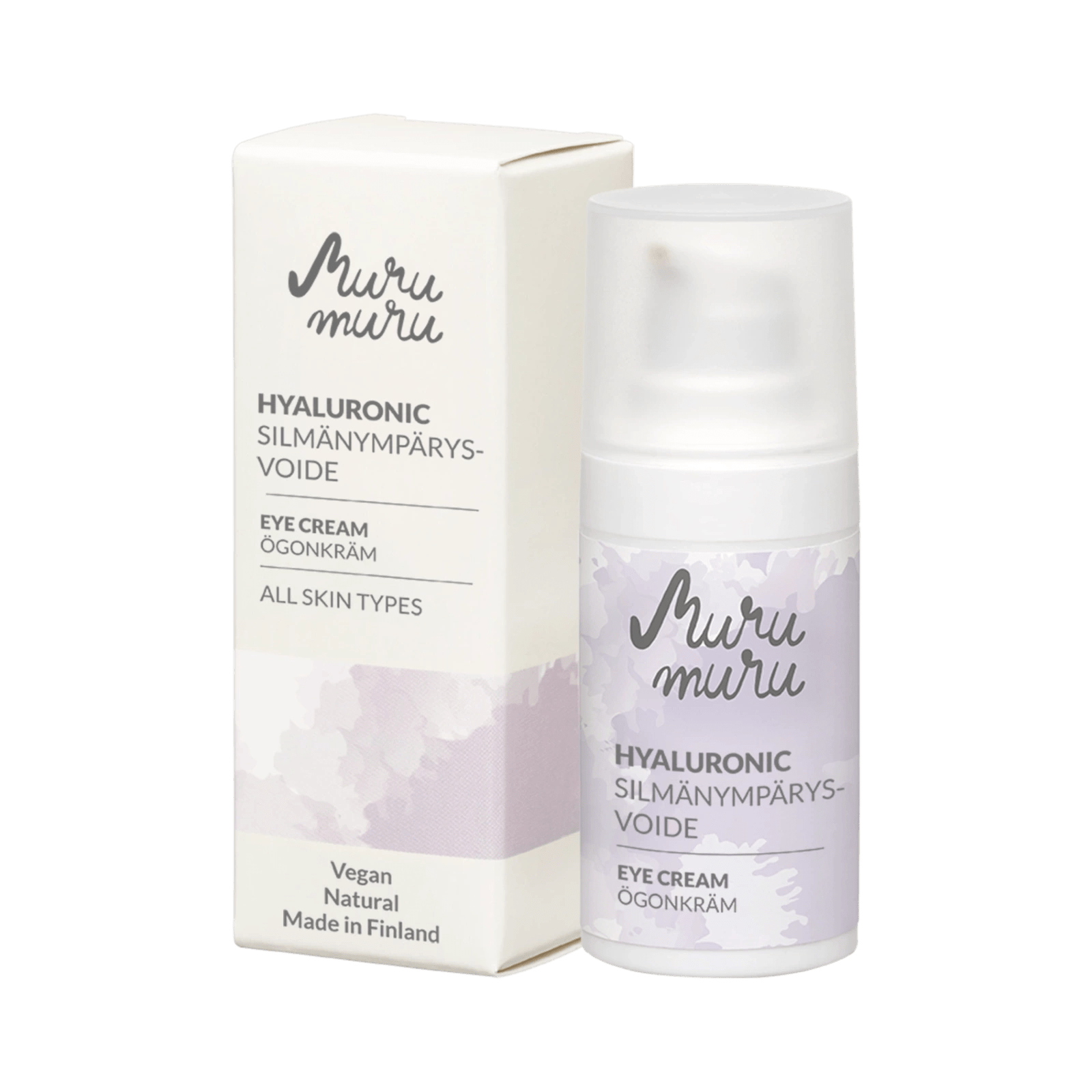 Murumuru Hyaluronic Silmänympärysvoide 15ml - 4Organic Store (Luomukaista)