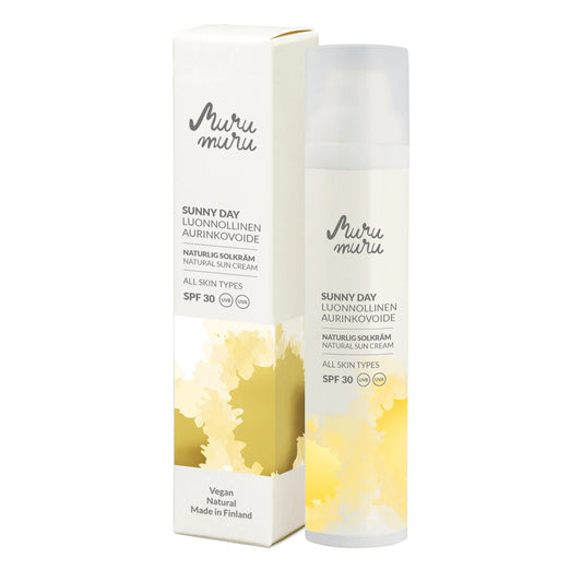 Murumuru Sunny Day Luonnollinen Aurinkovoide SPF 30, 100 ml - 4Organic Store (Luomukaista)