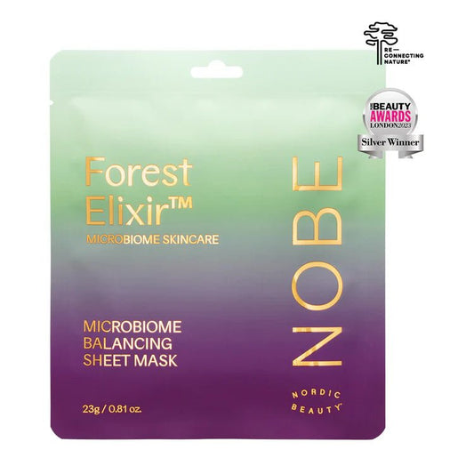 NOBE Forest Elixir® Microbiome Balancing Sheet Mask kangasnaamio - 4Organic Store (Luomukaista)