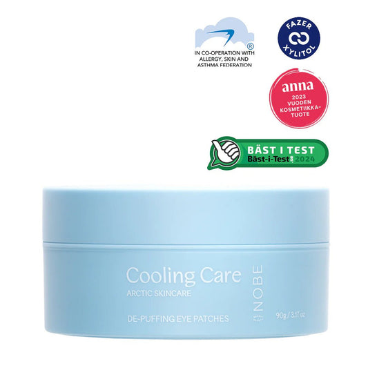 NOBE Nordic Beauty Arctic Skincare Cooling Care De - Puffing Eye Patches 30kpl silmänympärysnaamio - 4Organic Store (Luomukaista)