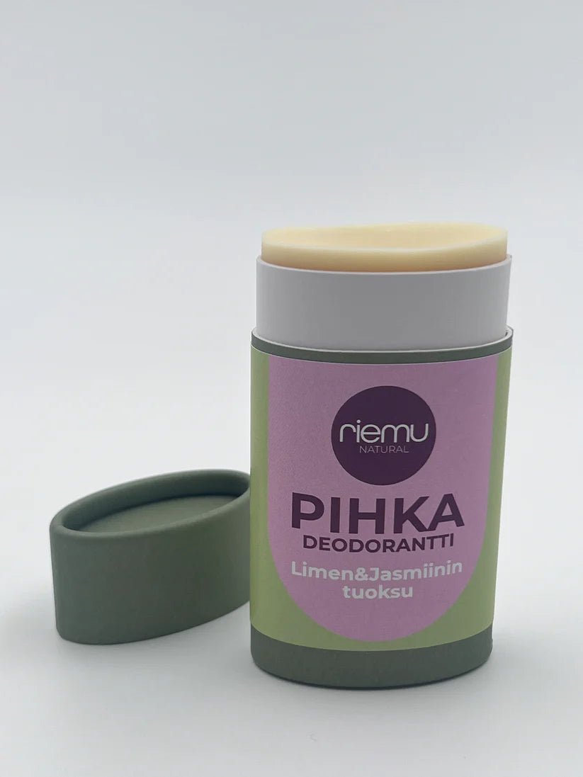 Riemu Natural Pihkadeodorantti Lime - Jasmiini - 4Organic Store (Luomukaista)