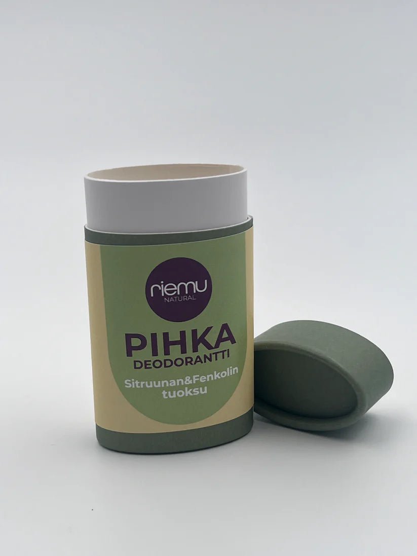 Riemu Natural Pihkadeodorantti Sitruuna - Fenkoli - 4Organic Store (Luomukaista)