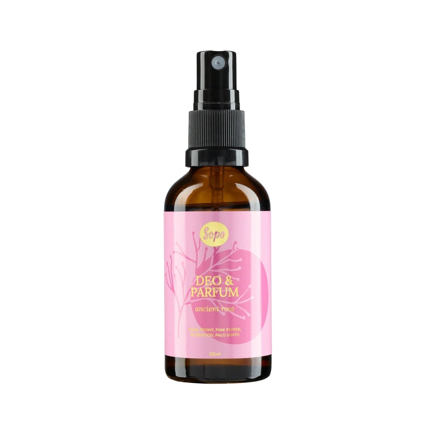 Sopo Soap Deo & Parfum Ancient Rose - 4Organic Store (Luomukaista)