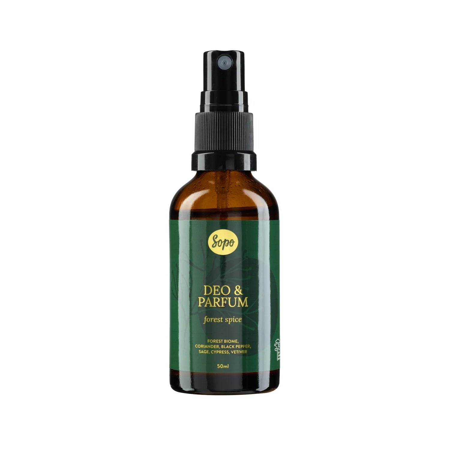 Sopo Soap Deo & Parfum Forest Spice - 4Organic Store (Luomukaista)