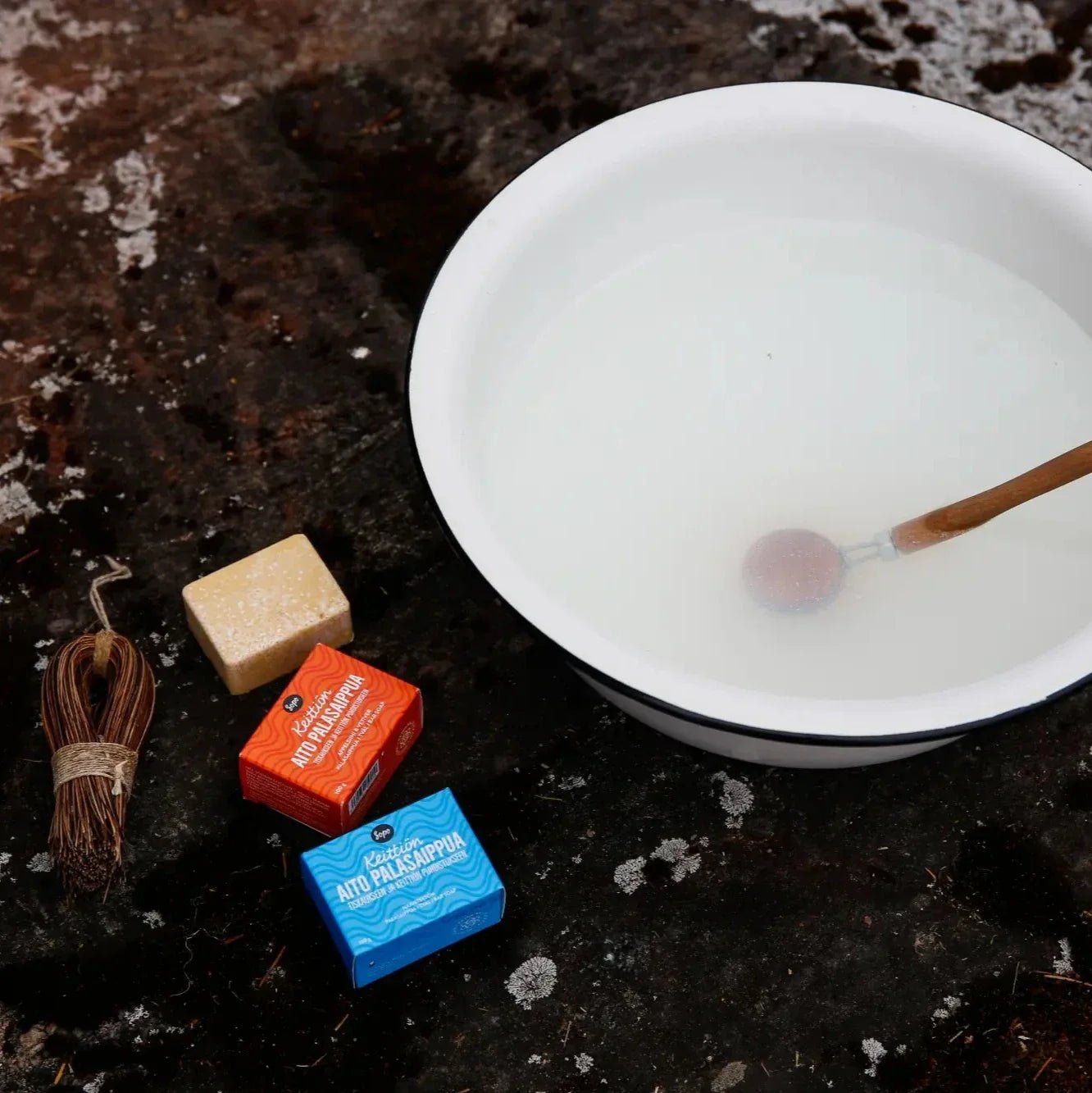 Sopo Soap Keittiön Aito Palasaippua Appelsiini ja Vetiverjuuri - 4Organic Store (Luomukaista)