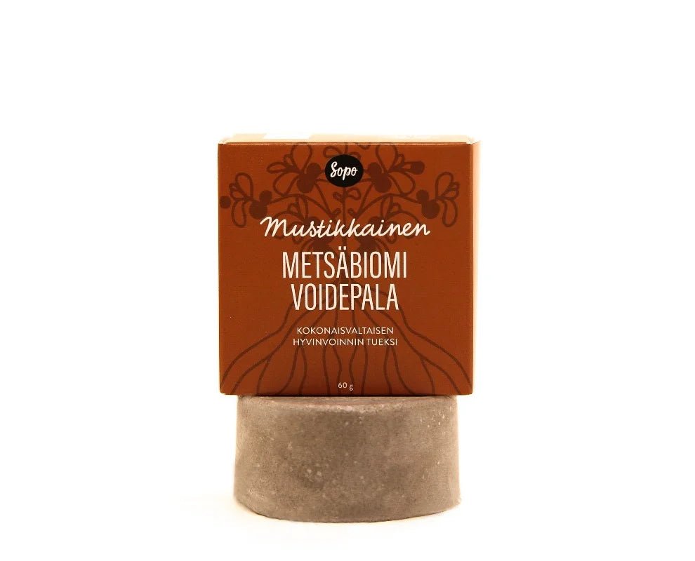 Sopo Soap Mustikkainen Metsäbiomi voidepala - 4Organic Store (Luomukaista)