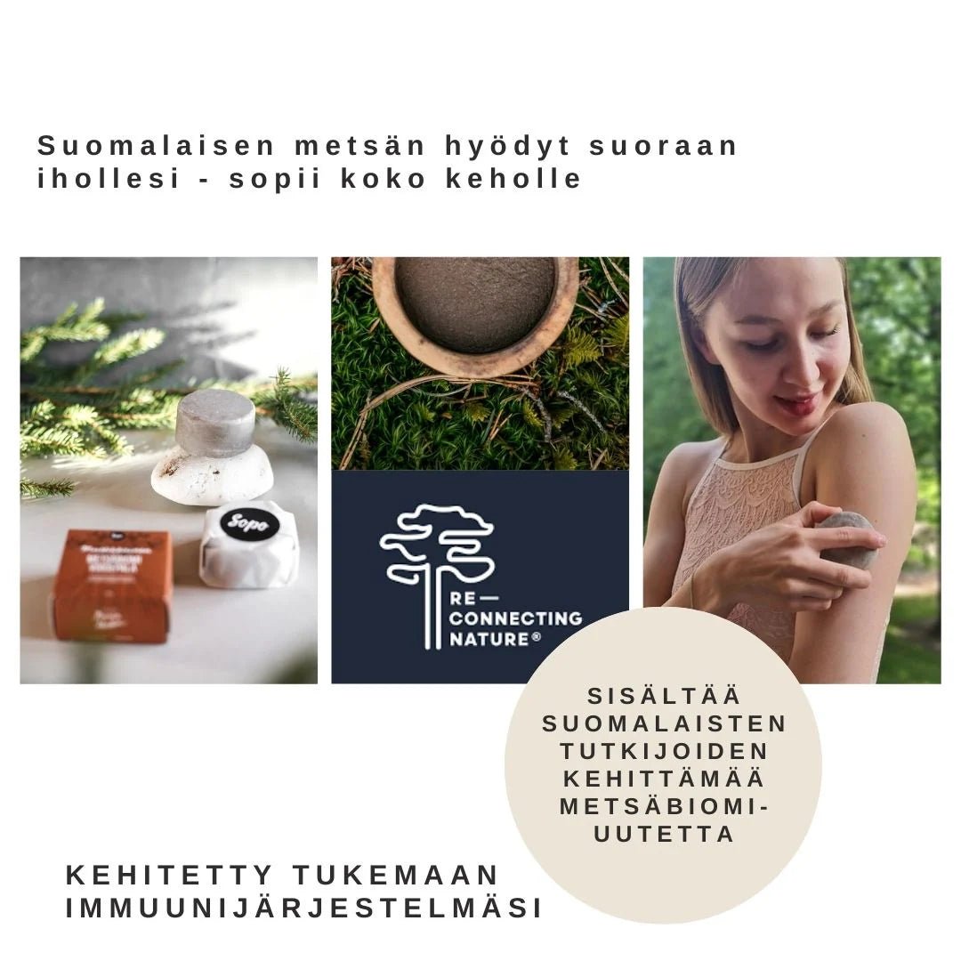 Sopo Soap Rauhoittava Metsäbiomi voidepala - 4Organic Store (Luomukaista)