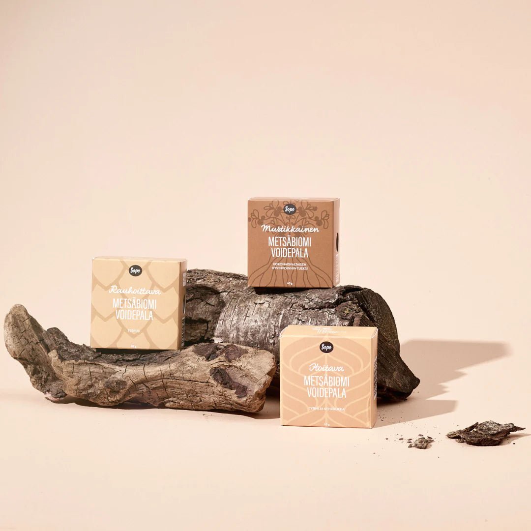 Sopo Soap Rauhoittava Metsäbiomi voidepala - 4Organic Store (Luomukaista)