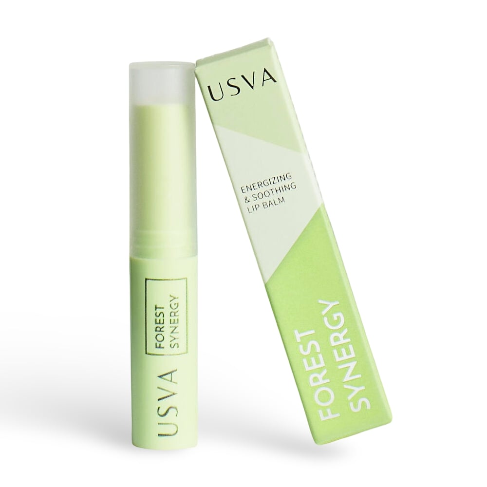 Usva Cosmetics Forest Synergy virkistävä ja rauhoittava huulivoide - 4Organic Store (Luomukaista)